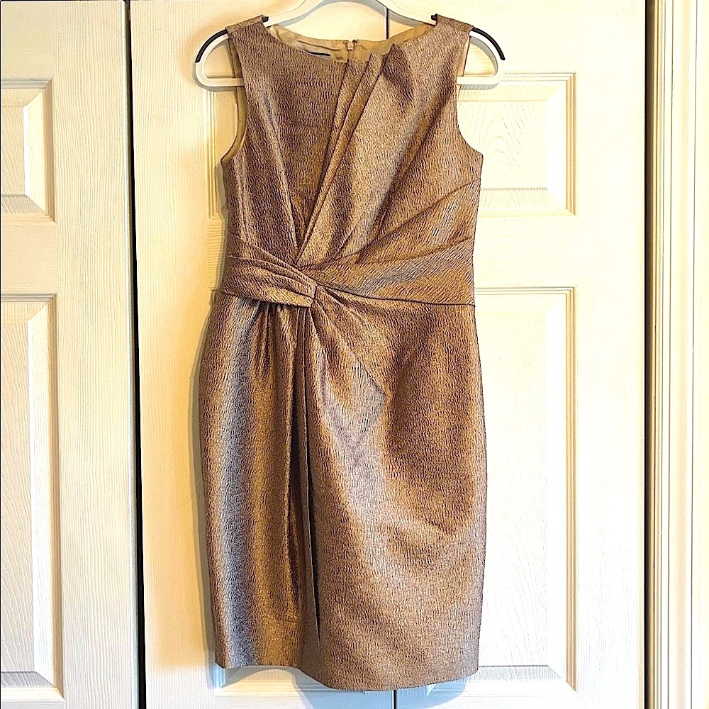 Anne Klein Metallic Dress EUC